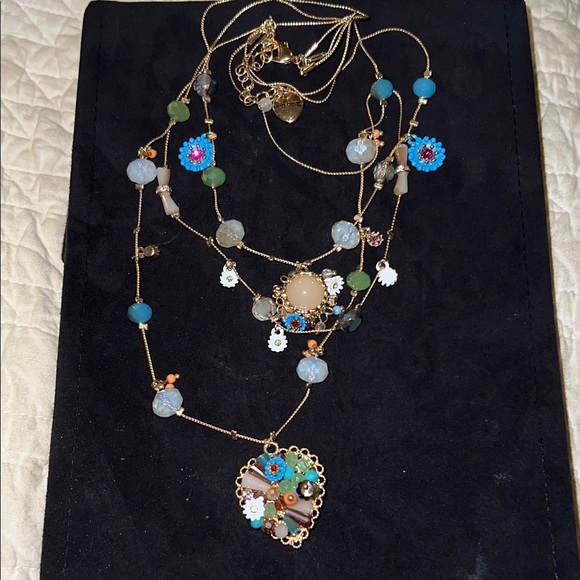 Betsey Johnson Jewelry - Betsy Johnson statement necklace multi strand